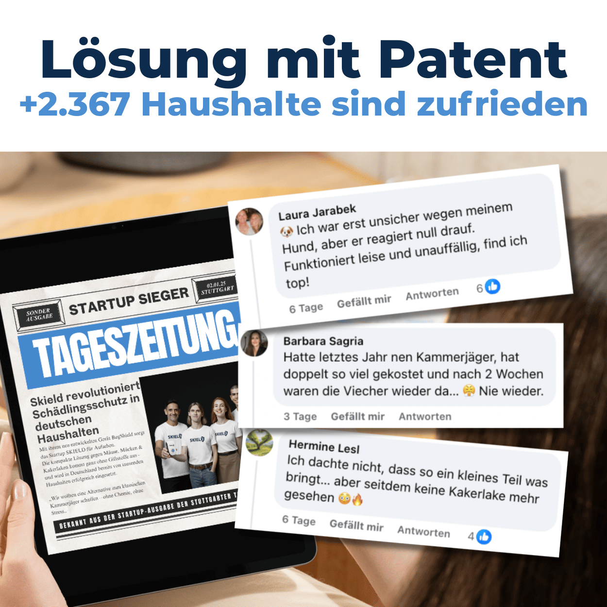 Juckreiz & Niesen stoppen – Milbenfrei schlafen mit BugShield